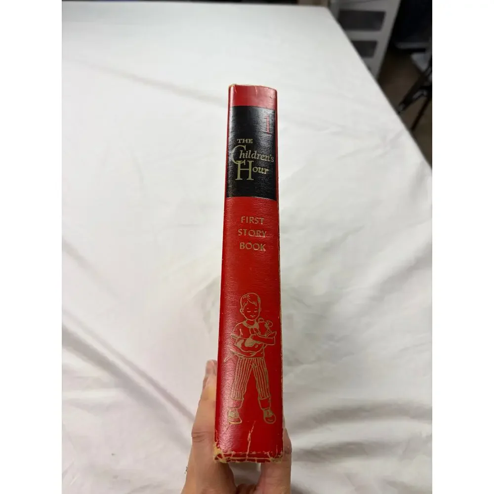 VTG First Story Book The Childrens Hour. Spencer Press. vintage childrens book